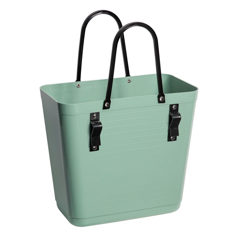 Tasche Mit Fahrradhaken Hoch Recyceltes Plastik, Olivgrün