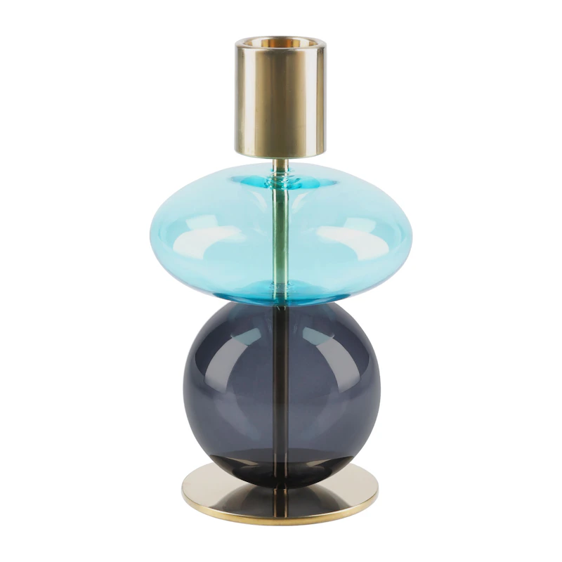 Bubble Kerzenhalter, Blau