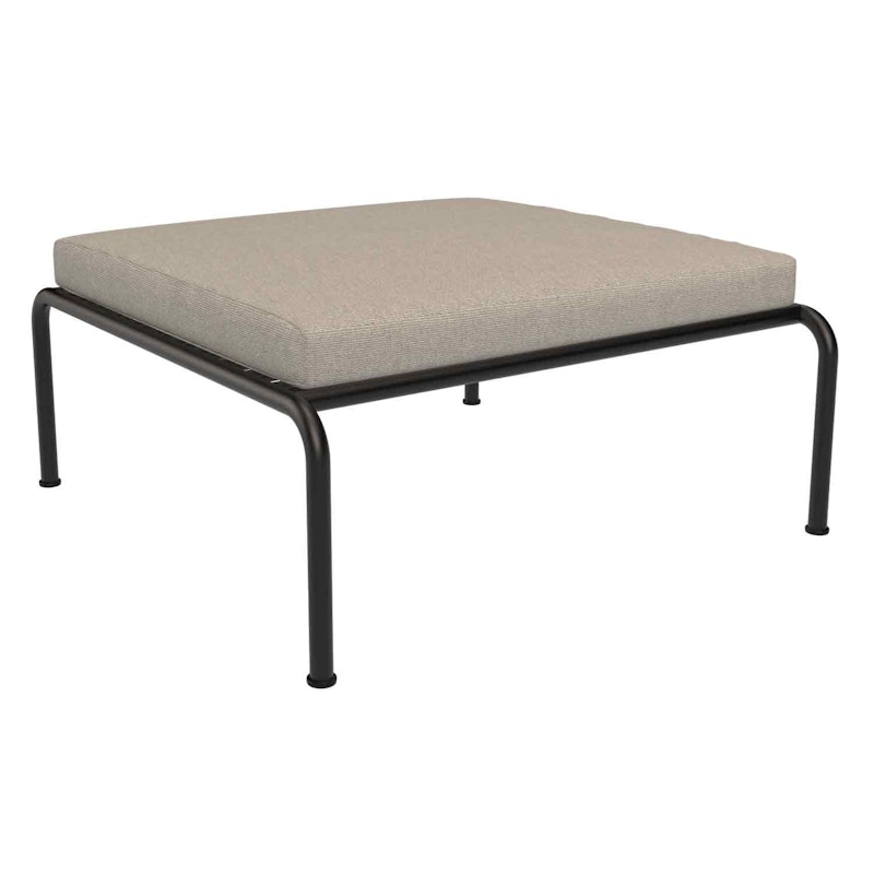 Avon Fußhocker, Esche / Schwarz