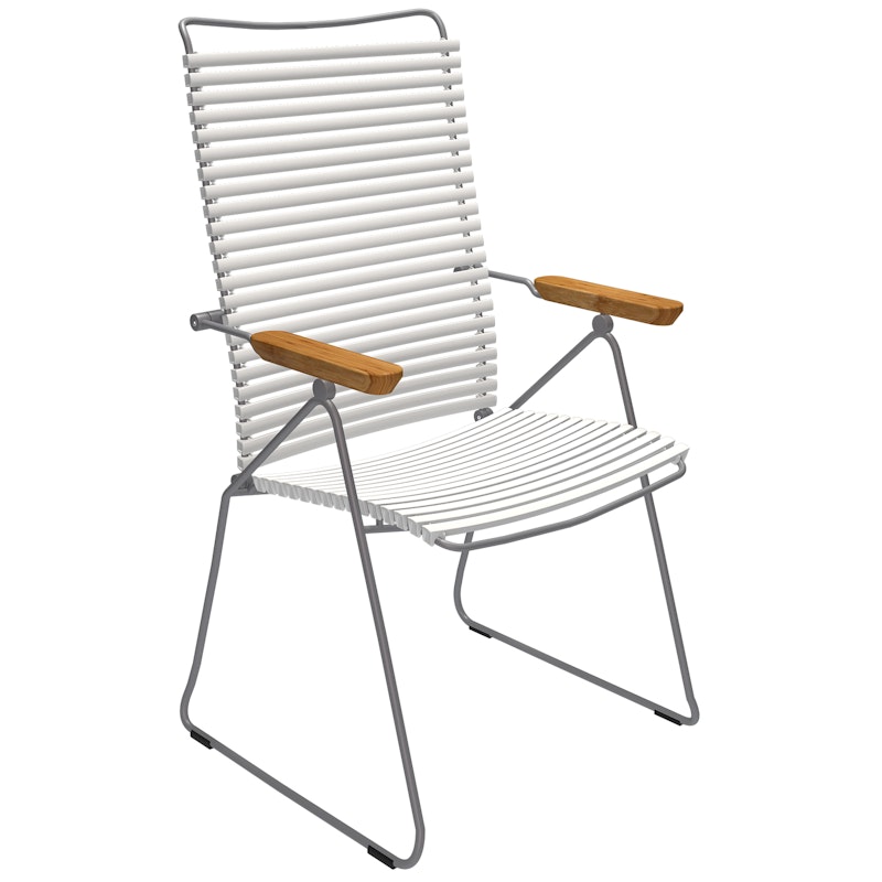 Click Verstellbarer Stuhl, Muted White