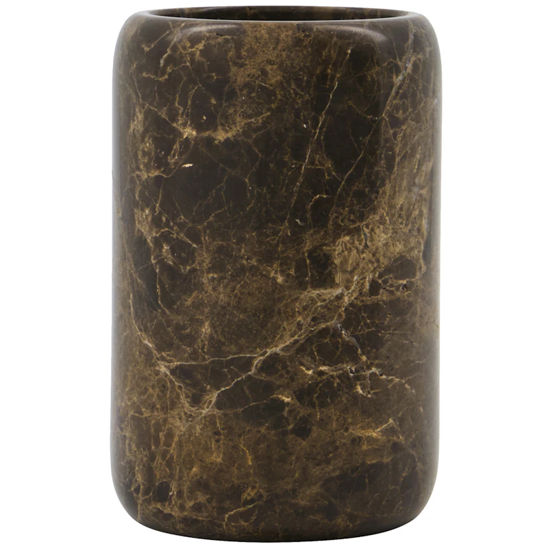 Able Zahnbürstenhalter Marmor, Braun