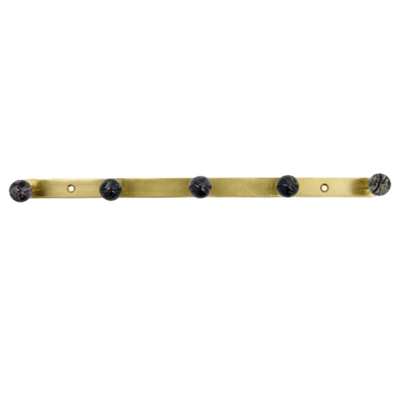 Ball Hakenschiene 35 cm, Schwarz