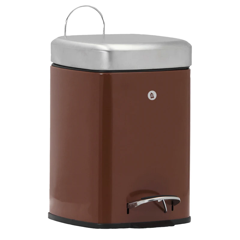 Sort Abfalleimer 6 L, Terracotta