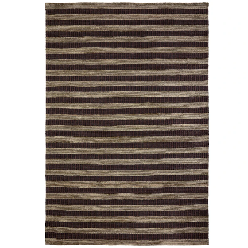 Block Teppich 200x300 cm, Braun/Natur