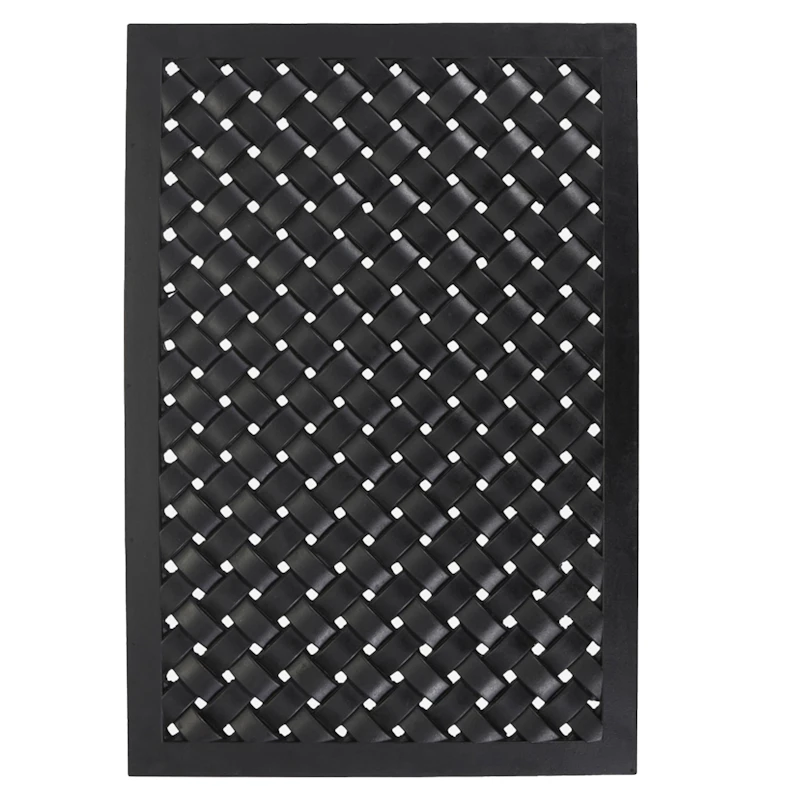 Braid Türmatte 60x90, Schwarz