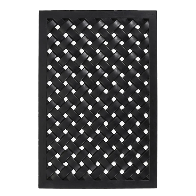 Braid Türmatte 40x60, Schwarz