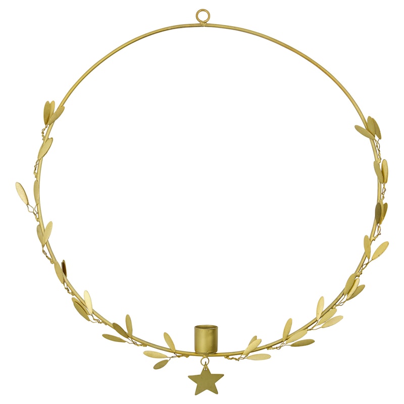 Mistel Kerzenhalter Ø35 cm, Messing