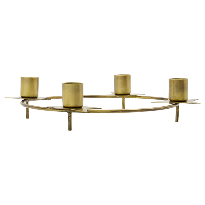 Stage Kerzenhalter Ø25 cm, Altmessingfarben