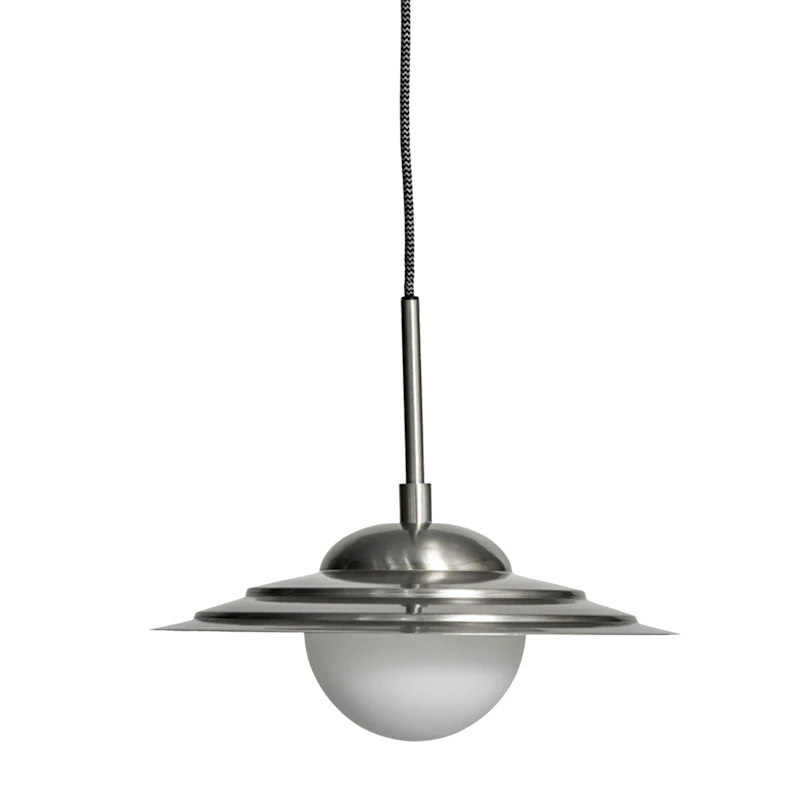 Coin Hängelampe Ø35 cm, Bruched Silver