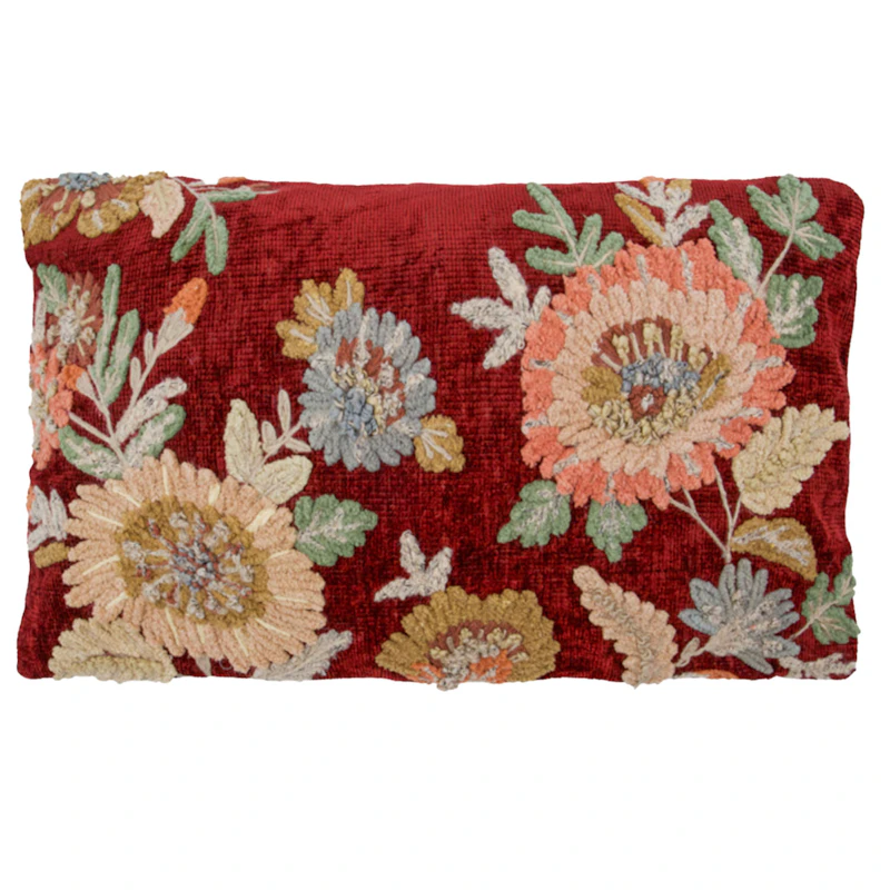 Nica Kissenbezug 30x50 cm, Rot / Rosa
