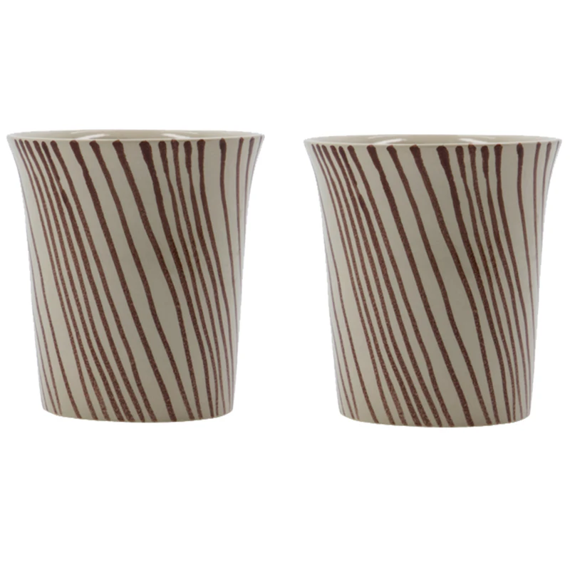 Diva Tasse 2-er Set, Braun