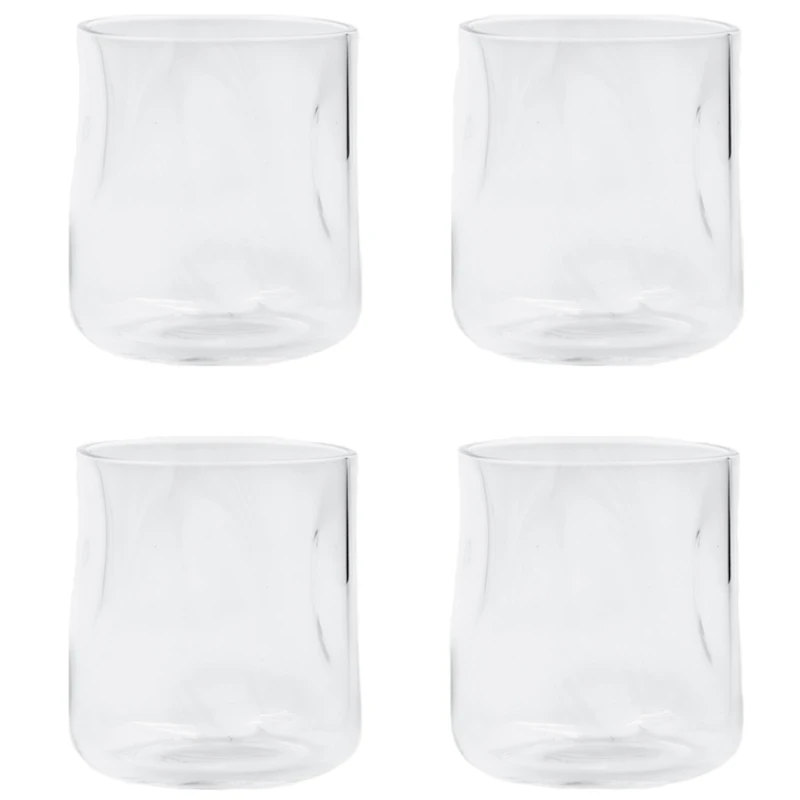 Sand Trinkglas 4-er Set, Transparent