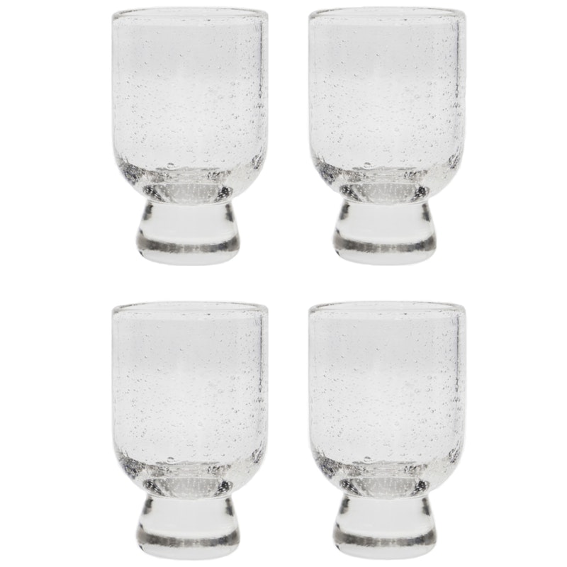 Rich Glas 4-er Set, Transparent