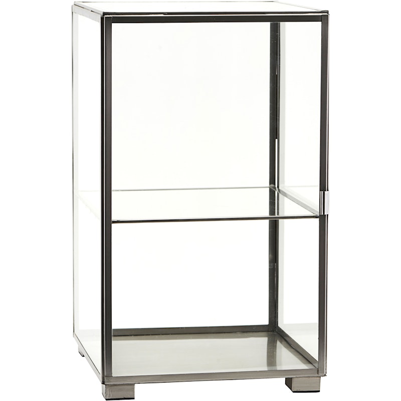 Glasvitrine 41x25 cm, Metall