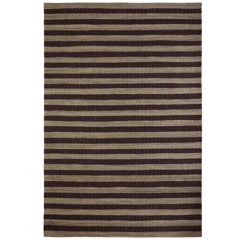 Block Teppich 200x300 cm, Braun/Natur