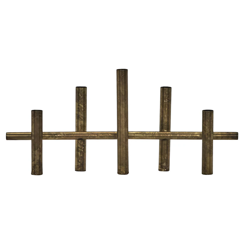 Maxi Kerzenhalter 45 cm, Altmessingfarben