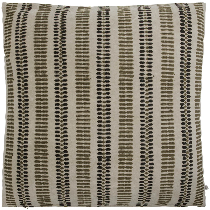 Moota Kissenbezug 50x50 cm, Altweiß/Senf