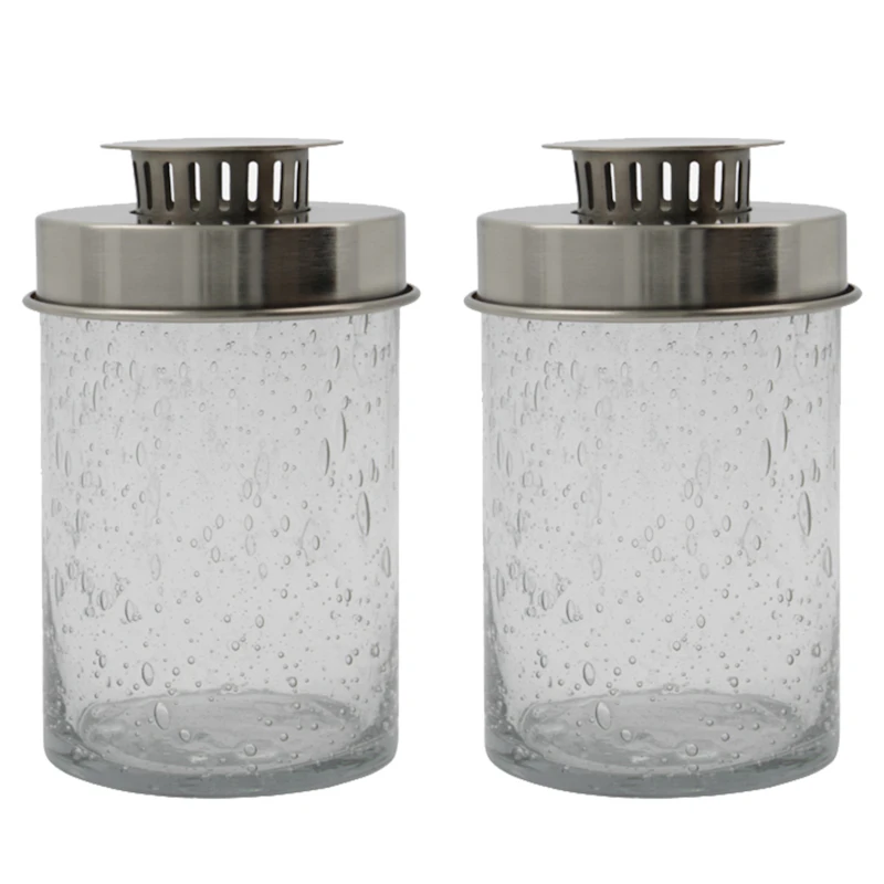 Omay Laterne 2-er Set, Transparent