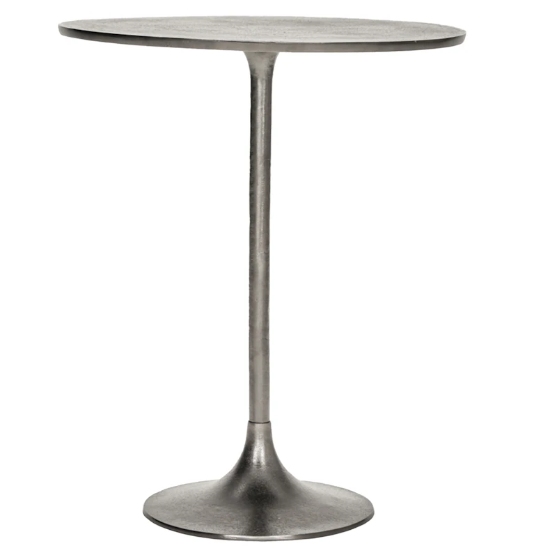 Pan Tisch Ø61 cm H75 cm, Silber