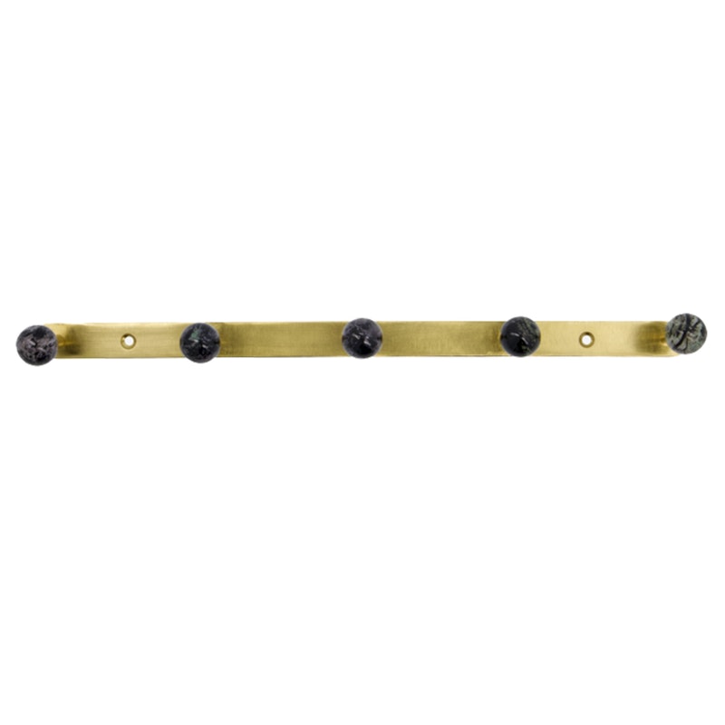 Ball Hakenschiene 35 cm, Schwarz