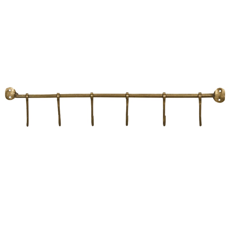 Hooks Hakenschiene 9x60,5 cm, Messing