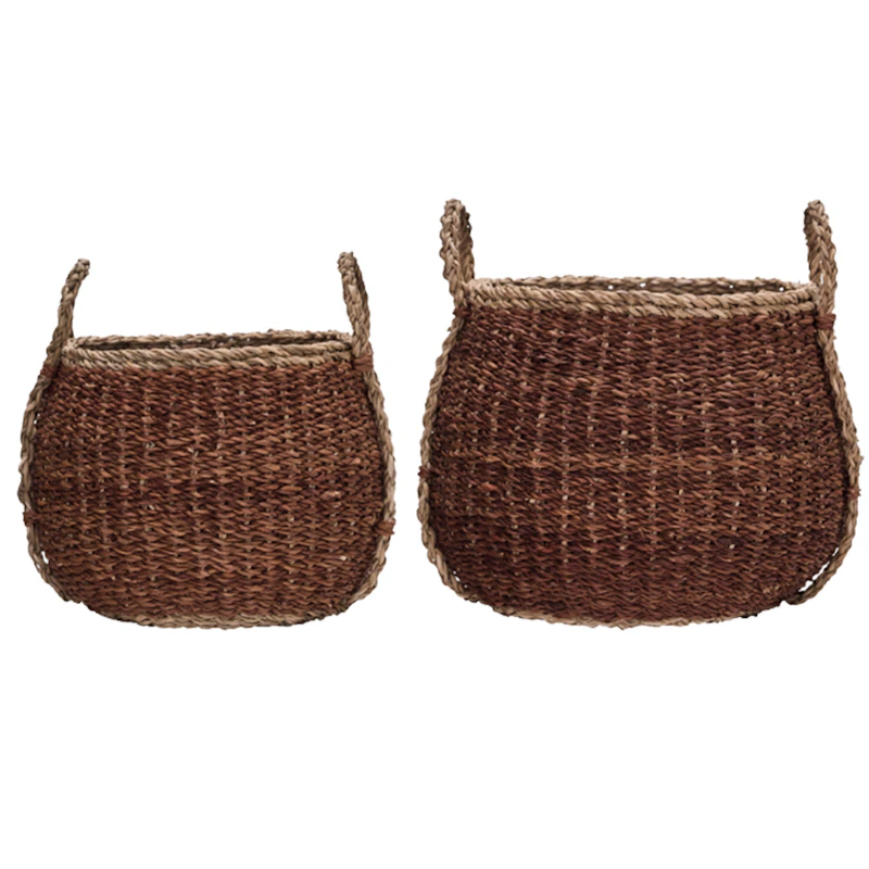 Rangi Ablagekorb 2-er Set, Braun