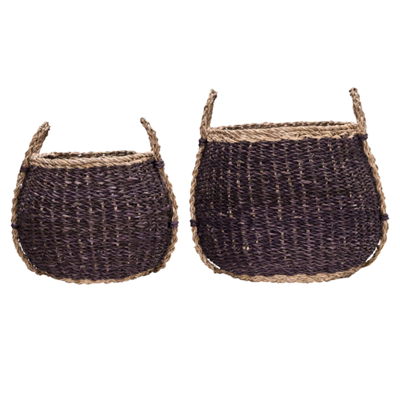 Rangi Ablagekorb 2-er Set, Pflaume