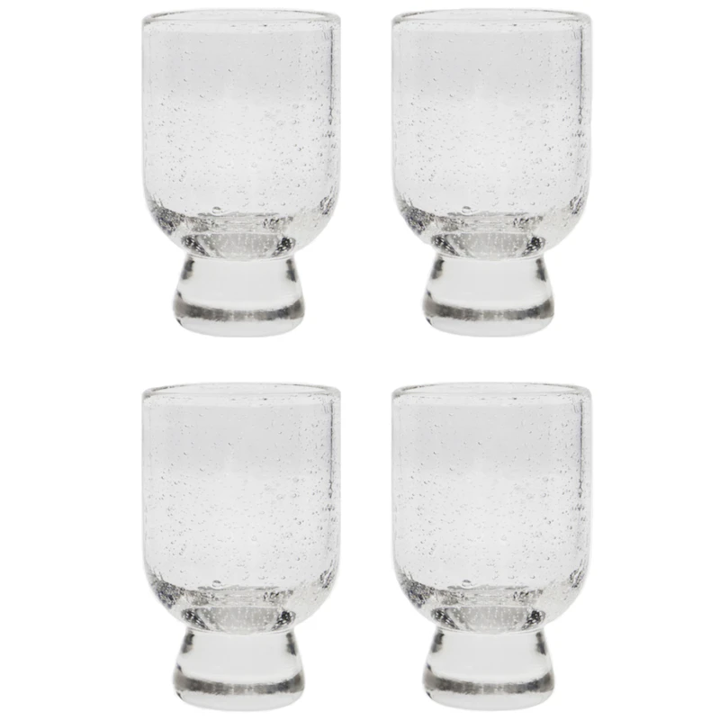 Rich Glas 4-er Set, Transparent