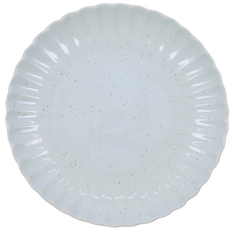 Scallop Teller Ø26 cm, Hellblau