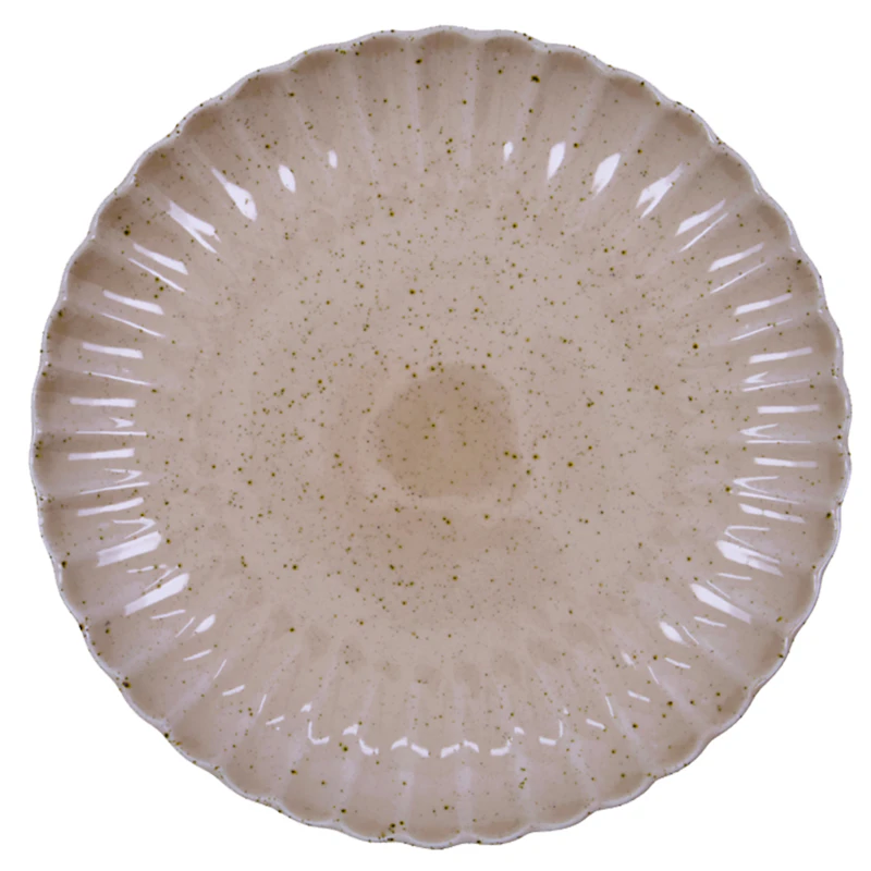 Scallop Teller Ø26 cm, Rosa