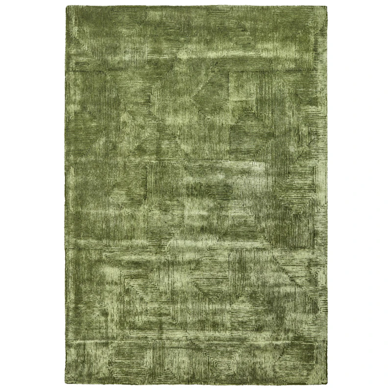 Shine Teppich Grün 160x203 cm, Grün