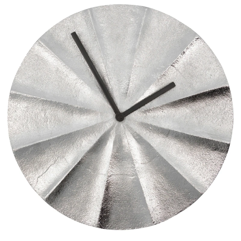 Show Uhr Ø30 cm, Silber