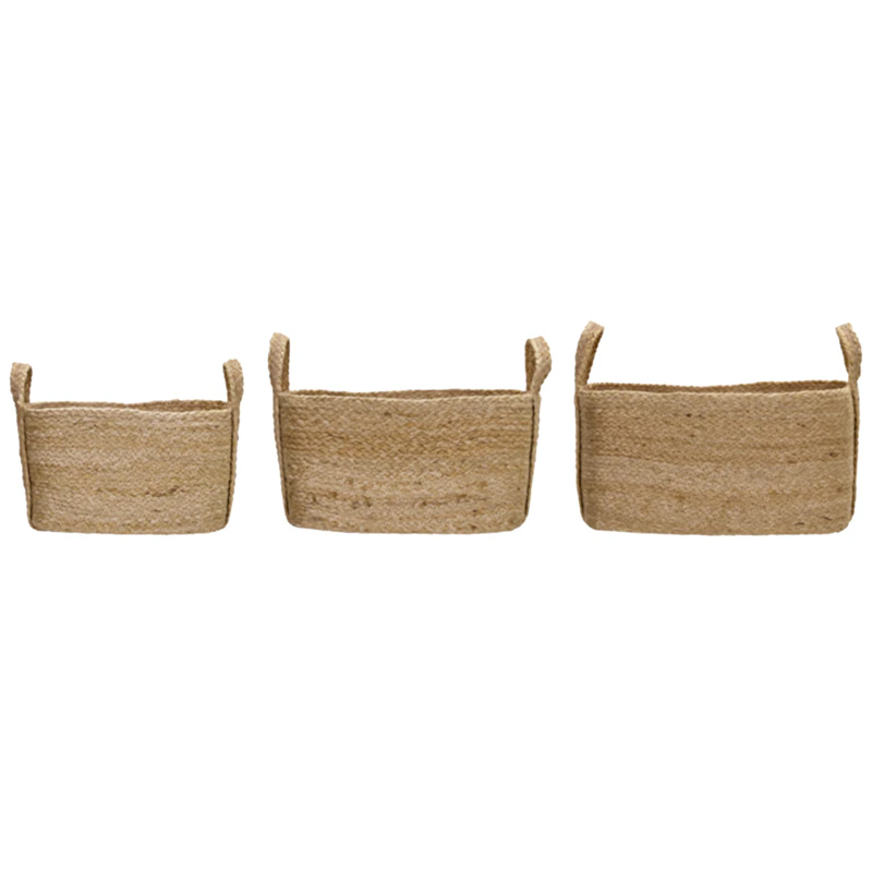 Stella Ablagekorb 3-er Set, Natur