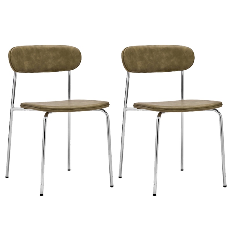 Pova Stuhl 2-er Set, Khaki