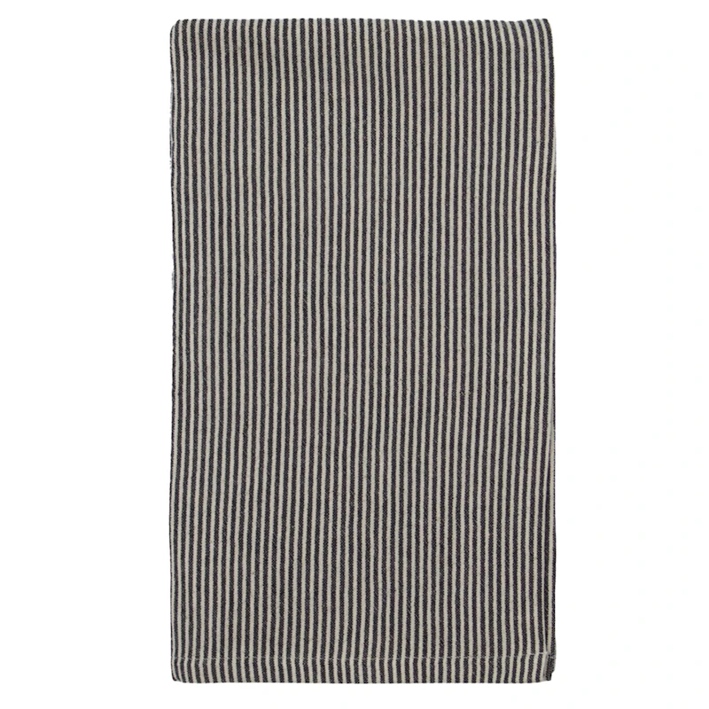 Block Tischläufer 40x140 cm, Schwarz / Sand