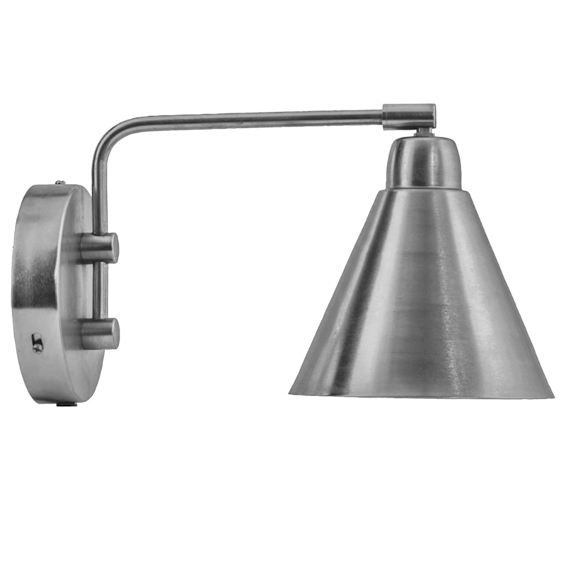 Game Wandleuchte, Brushed Silver