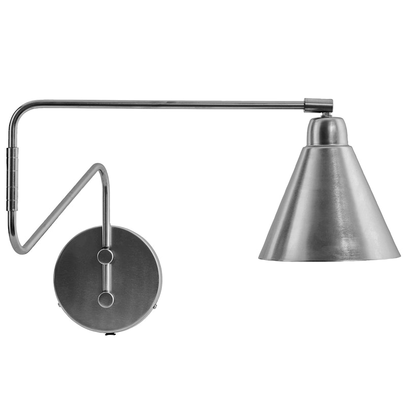 Game Wandleuchte, Brushed Silver