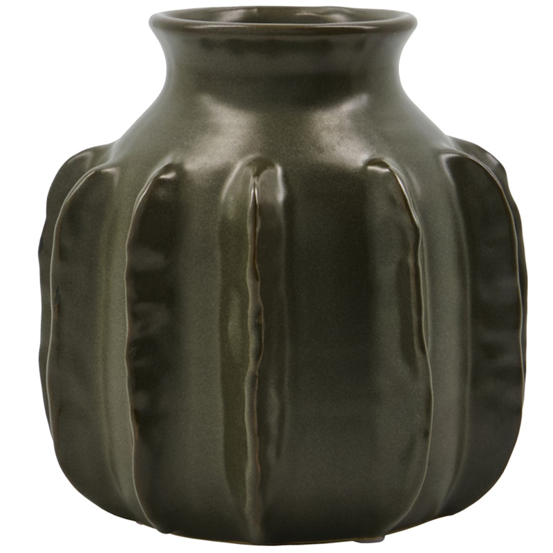 Cactus Vase, Dunkelgrün