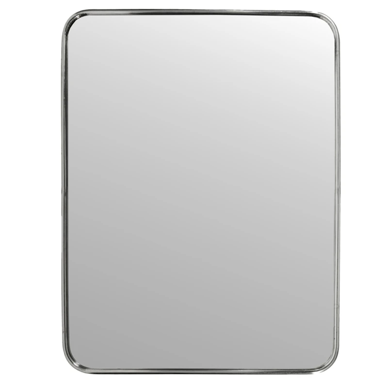 Mirror Wandspiegel 60x80 cm, Brushed Silber