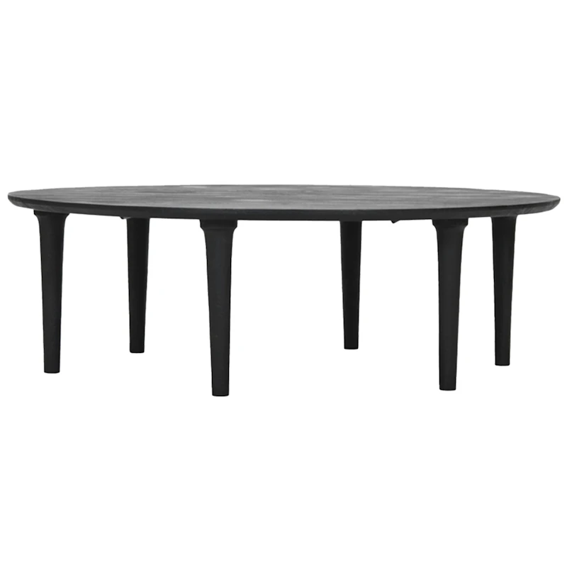 Zanzi Kaffeetisch Ø127 cm, Schwarz