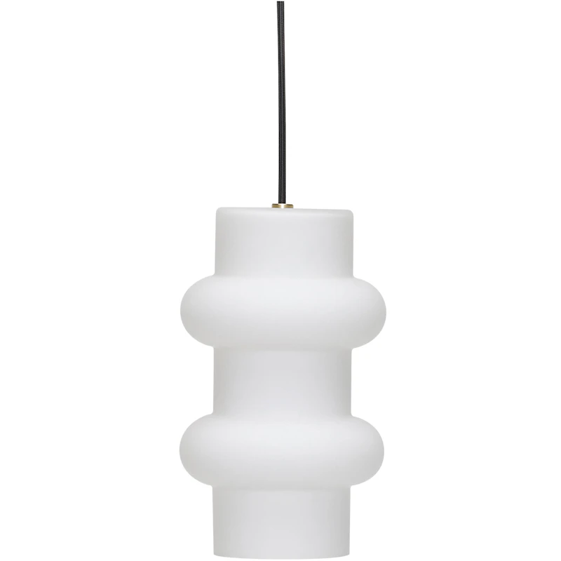 Pilule Double Pendant, Matte White