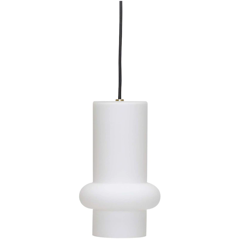 Pilule Down Pendant, Matte White