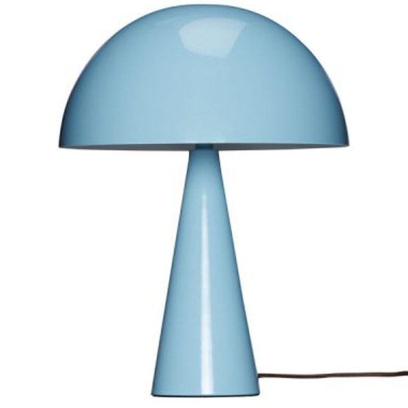 Mush Mini Tischlampe, Hellblau/Braun