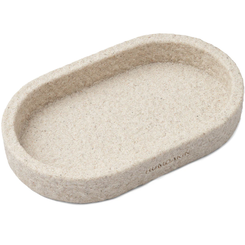 Oval Tablett Sandstein 25x15 cm