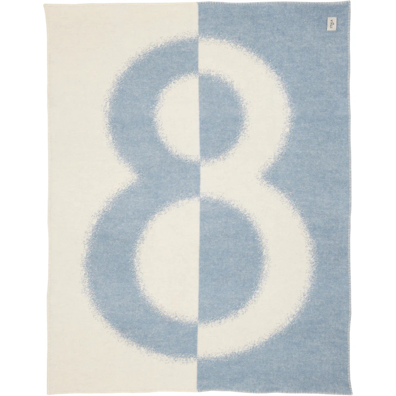 8 Decke 130x180 cm, Haze Blue