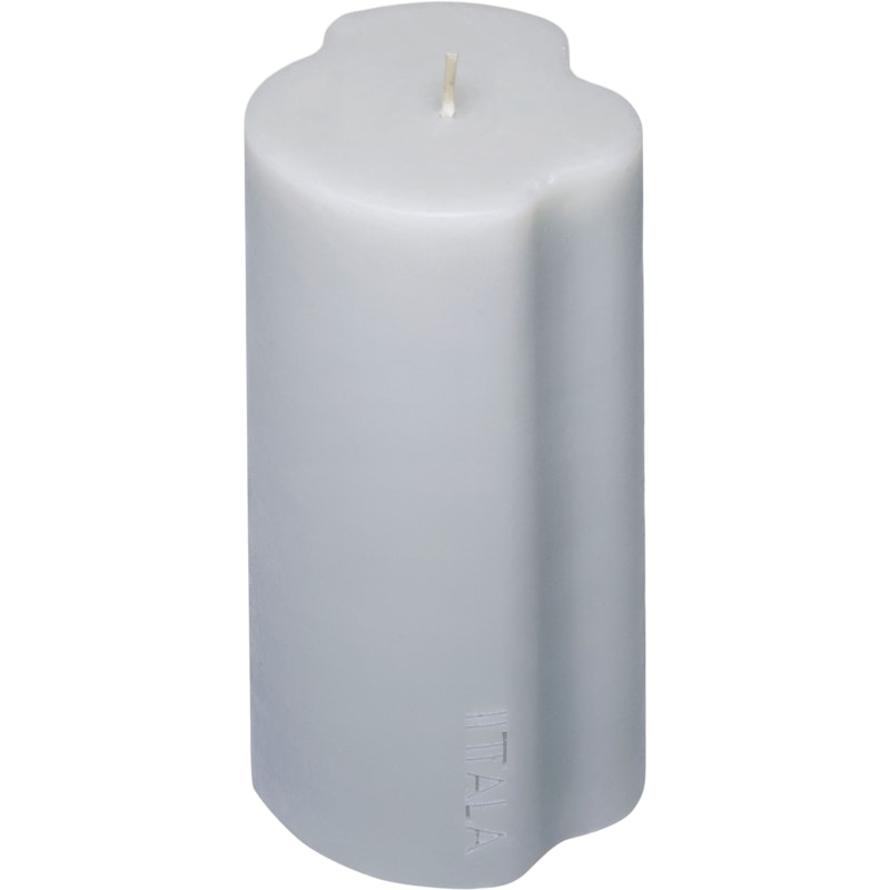 Aalto Stumpenkerze 16 cm, Hellblau