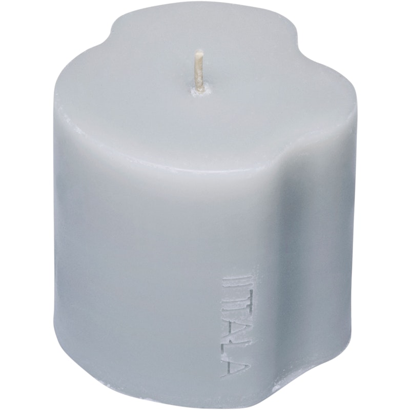 Aalto Stumpenkerze 8 cm, Hellblau