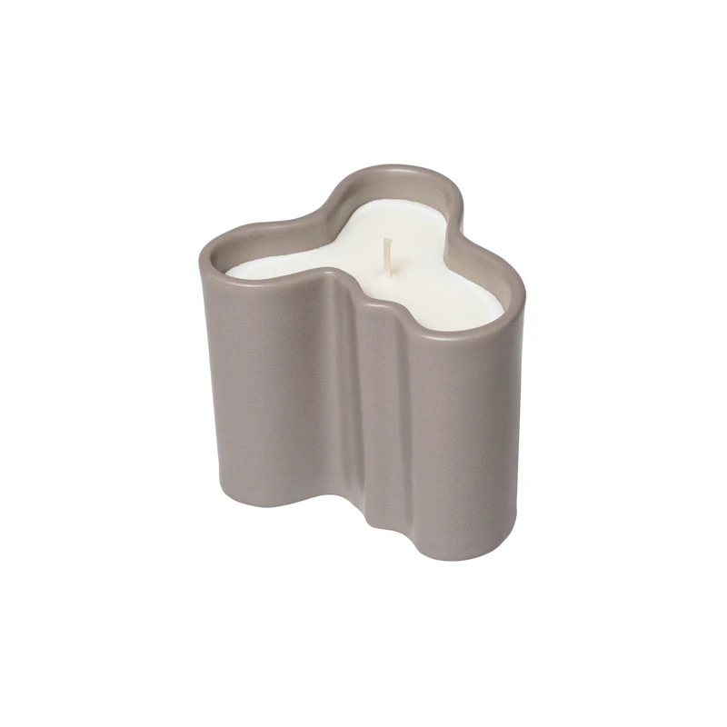 Alvar Aalto Duftkerze 8 cm, Aschfarben