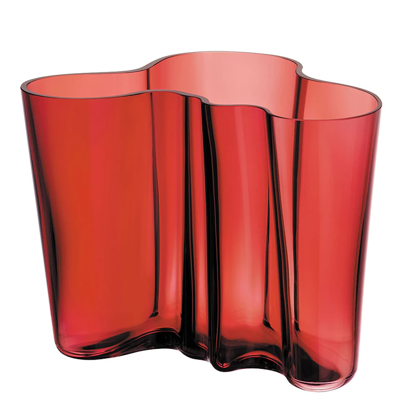 Aalto Vase 16 cm, Rot