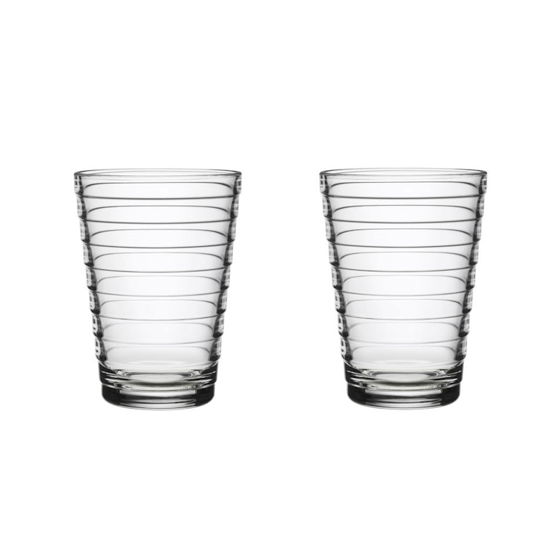 Aino Aalto Trinkglas 33 cl 2-er Set, Transparent